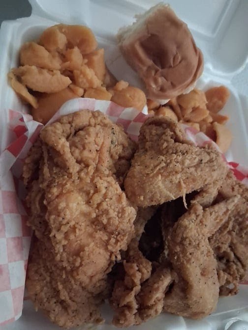 Comfort food served for lunch or dinner.